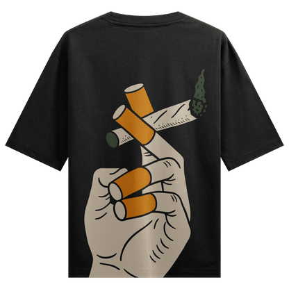 Choli-Daman Back Oversized T-Shirt - PRDGY