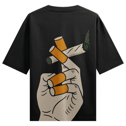 Choli-Daman Back Oversized T-Shirt - PRDGY