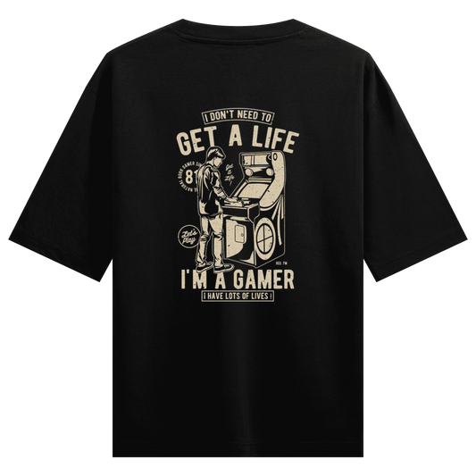 PRDGY Gamer Life Oversized T-shirt
