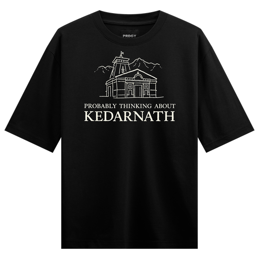 PRDGY Kedarnath Contemplation Oversized T-shirt