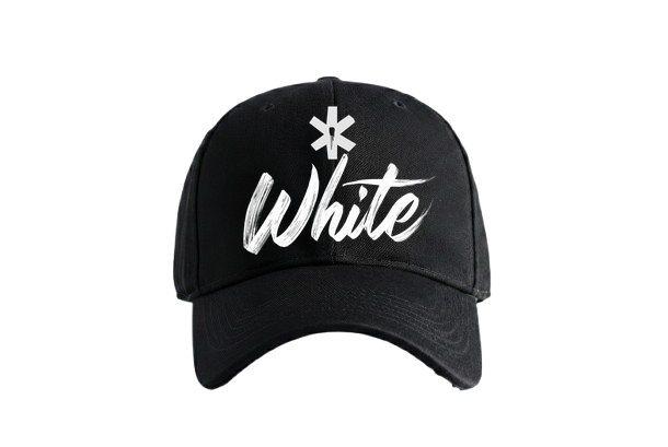 PRDGY White Brushstroke Cap