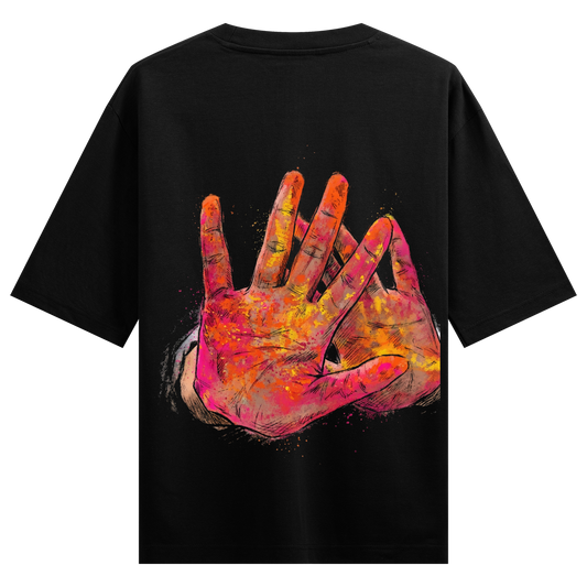 PRDGY Holi Hands Oversized T-shirt