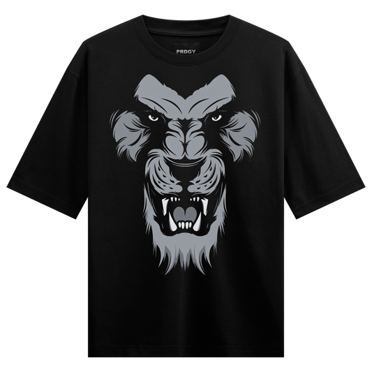 PRDGY Fierce wolf Oversized T-shirt