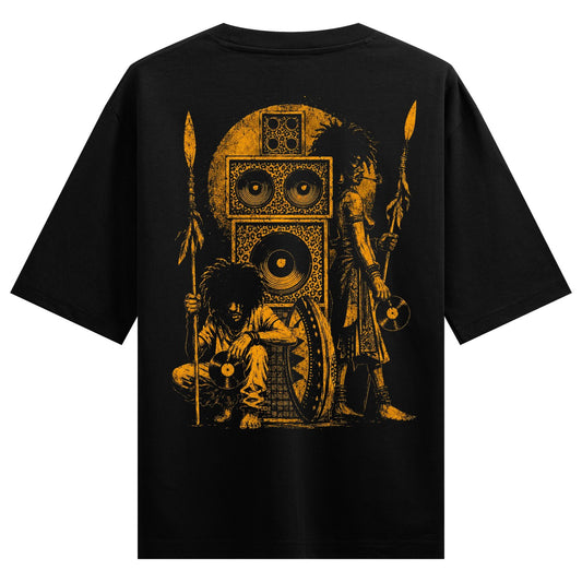 For Music artwork on PRDGY oversized t-shirt