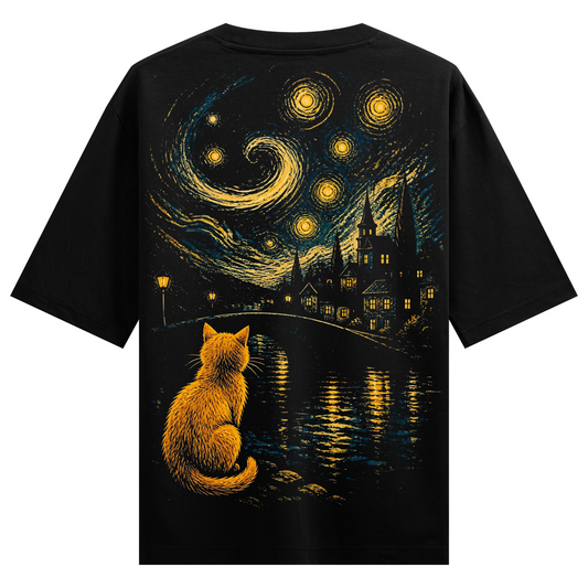 PRDGY Street Van Gogh Oversized T-Shirt