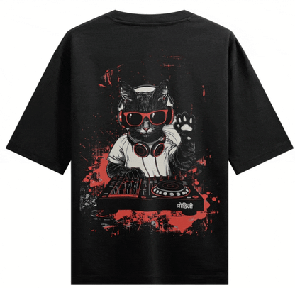 DJ Billa Back Print  Oversized T-Shirt