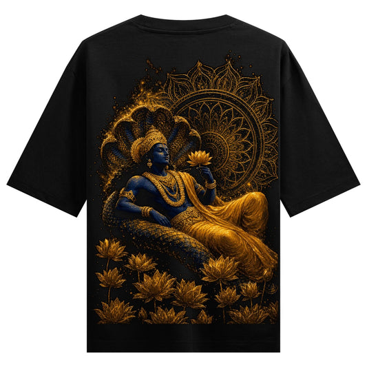 indian mythology t shirt artwork on PRDGY oversized t-shirt