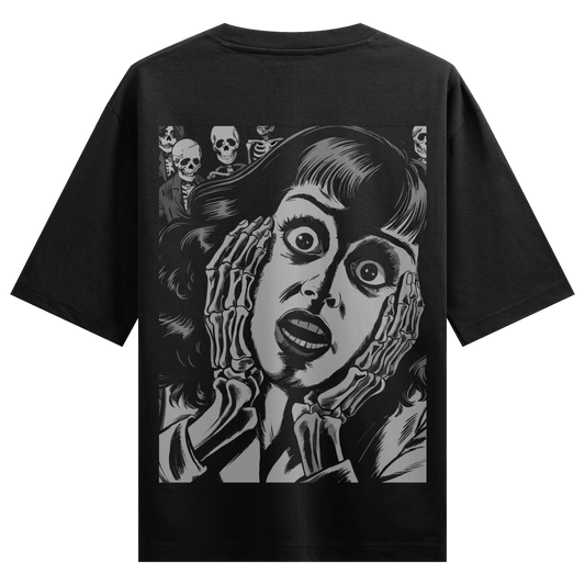 Haye Mai Mar Jawan Back Oversized T-Shirt - PRDGY