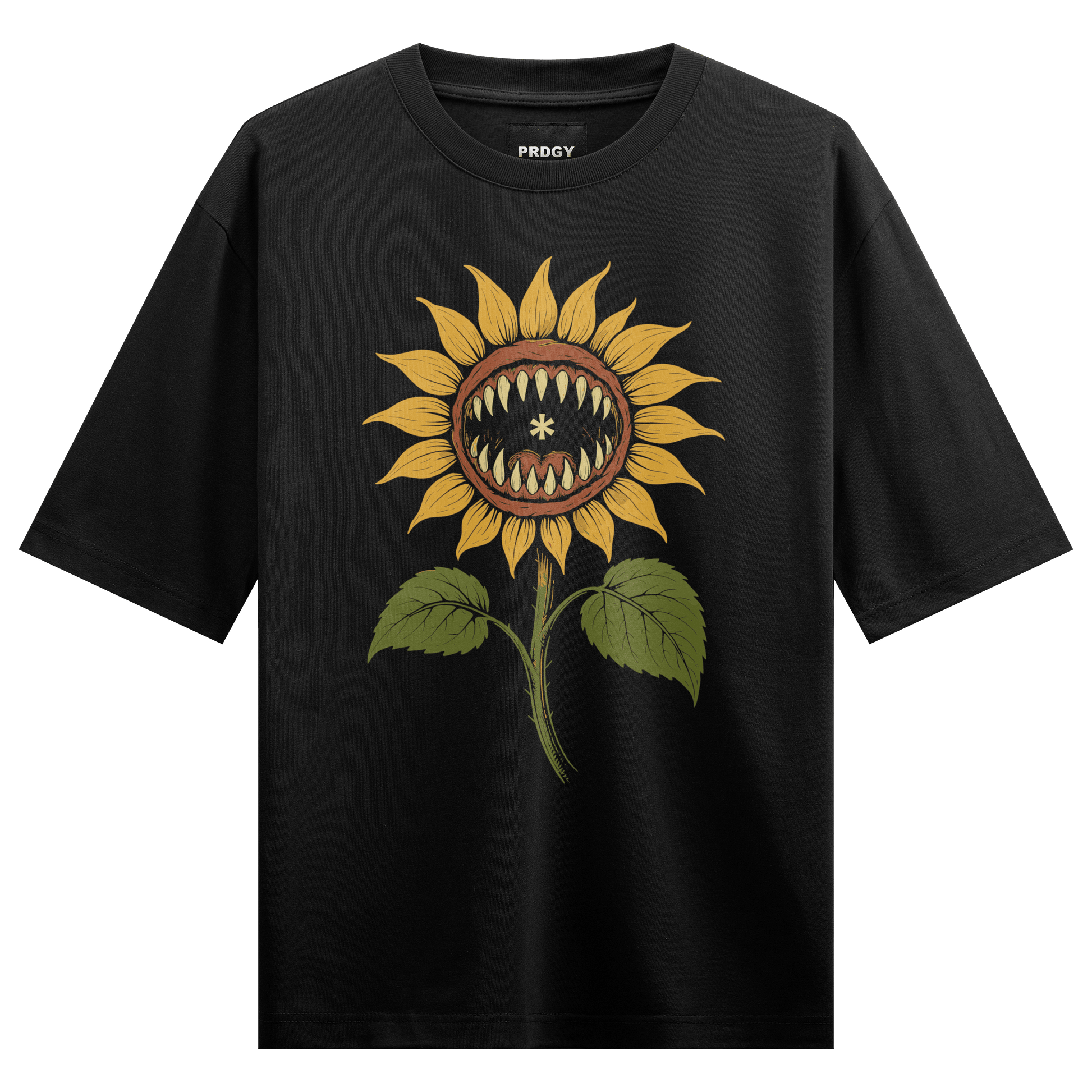 Heatwave Flower Front Oversized T-Shirt - PRDGY