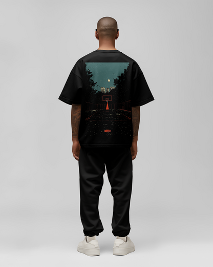 Prdgy Baller's Home Back Oversized T-Shirt