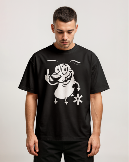 Naasamajh Doggy Front Oversized T-Shirt