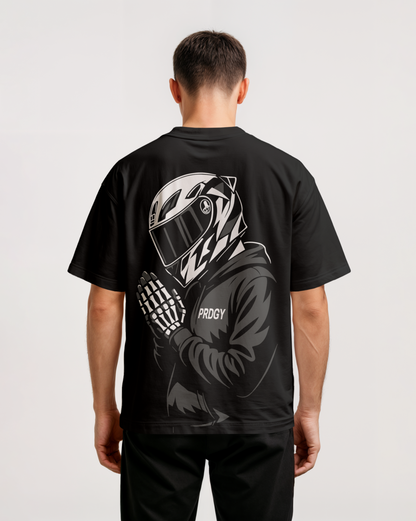 Raftaar Bhau Back Oversized T-Shirt