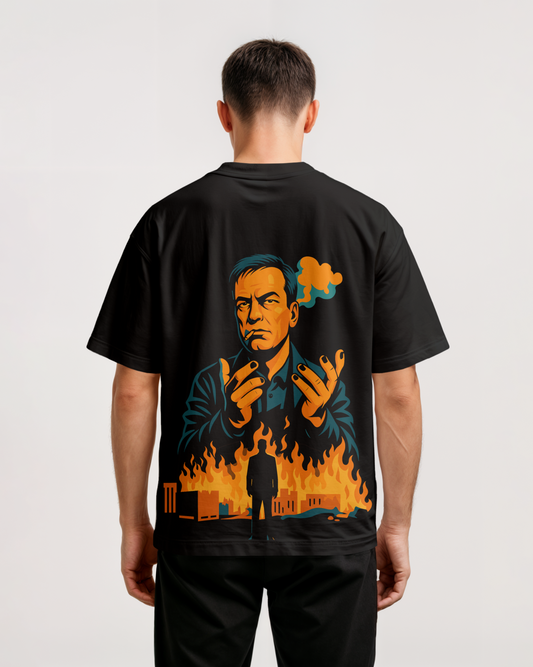 PRDGY Burn It Down Oversized T-Shirt