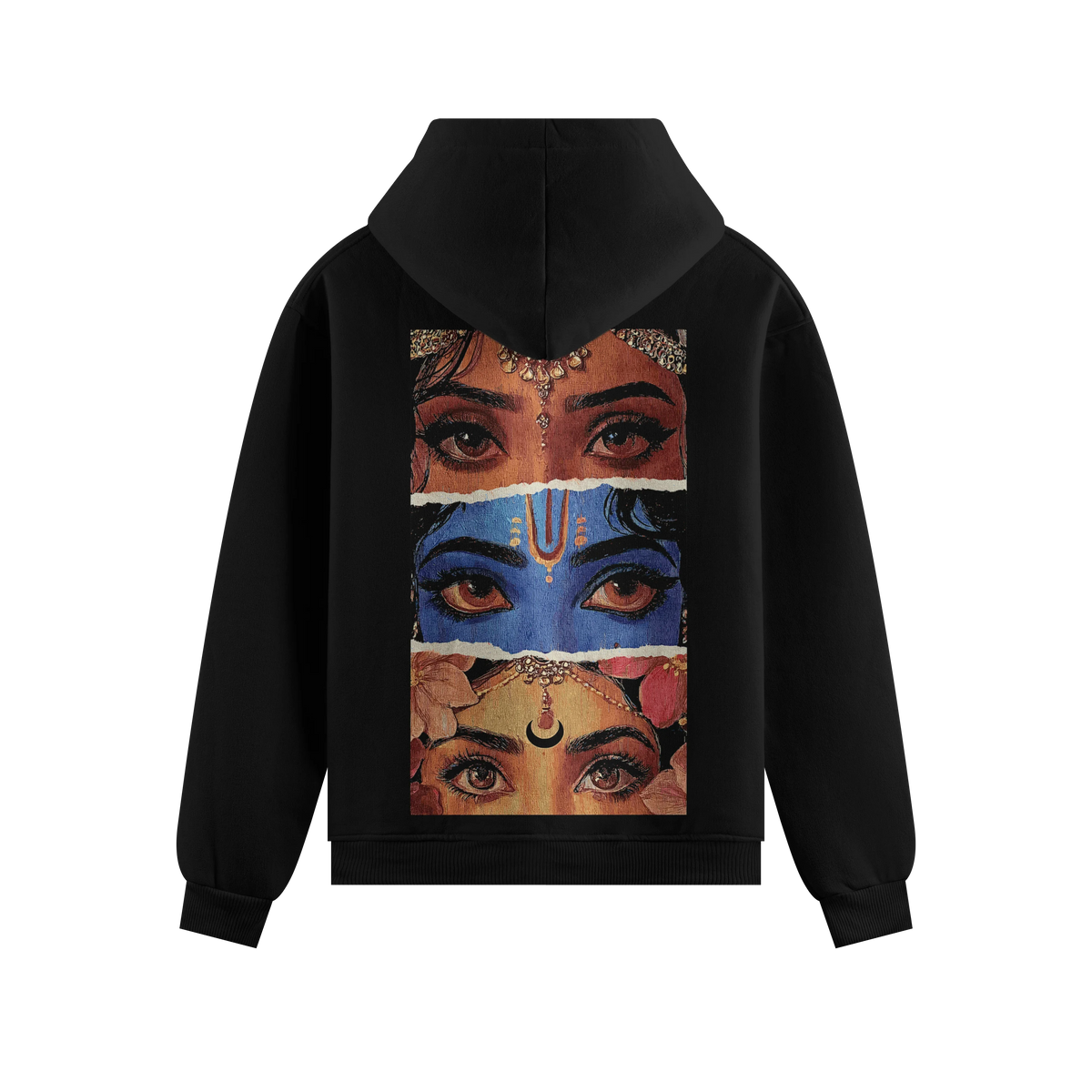 Krishna artwork on PRDGY hoodie