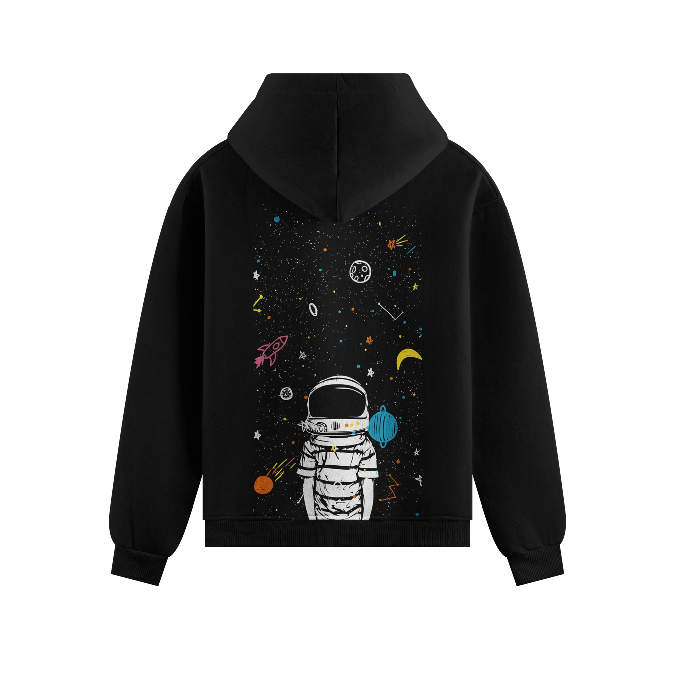 Astronaut artwork on PRDGY hoodie