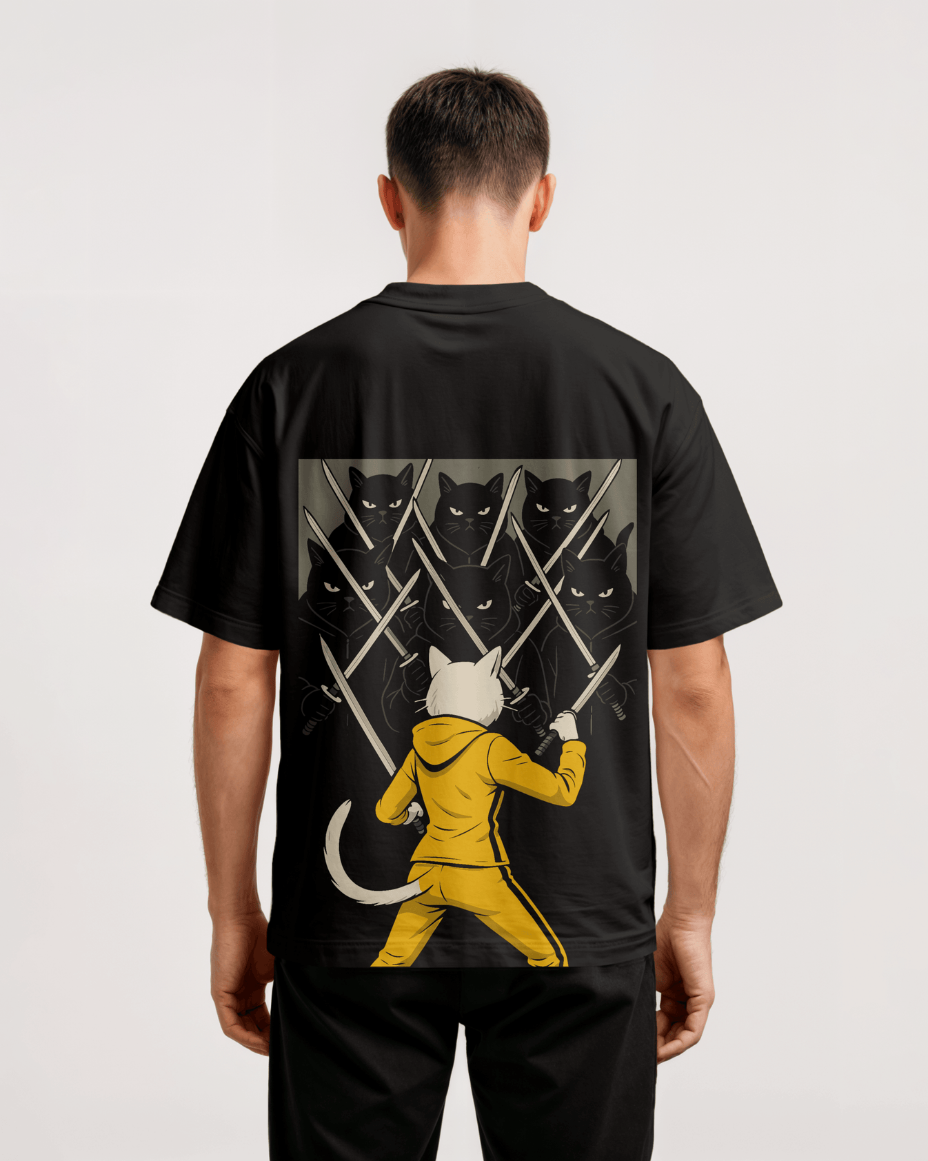 Ladankan Billi Back Oversized T-Shirt - PRDGY