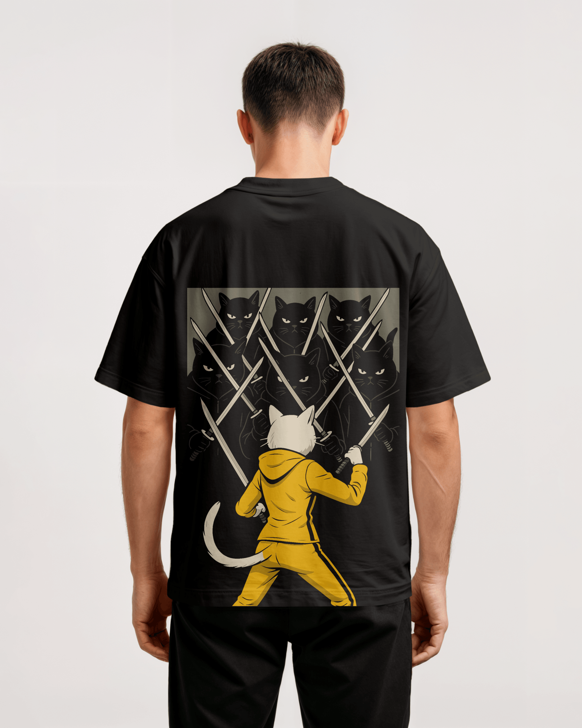 Ladankan Billi Back Oversized T-Shirt - PRDGY
