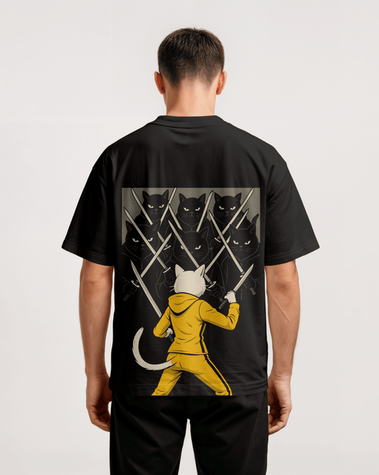 Ladankan Billi Back Oversized T-Shirt - PRDGY