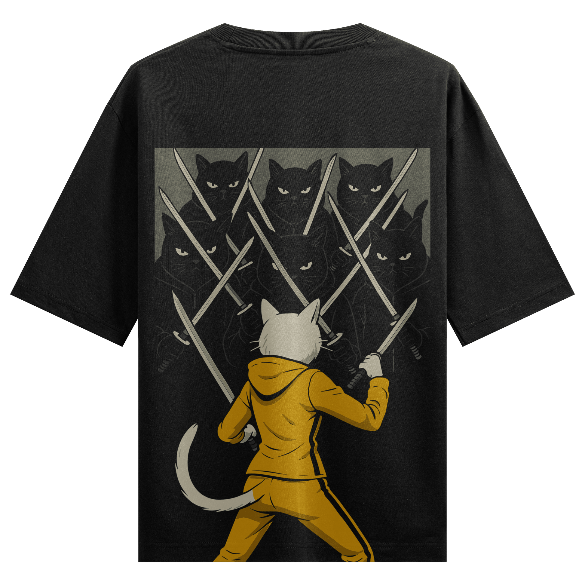 Ladankan Billi Back Oversized T-Shirt - PRDGY