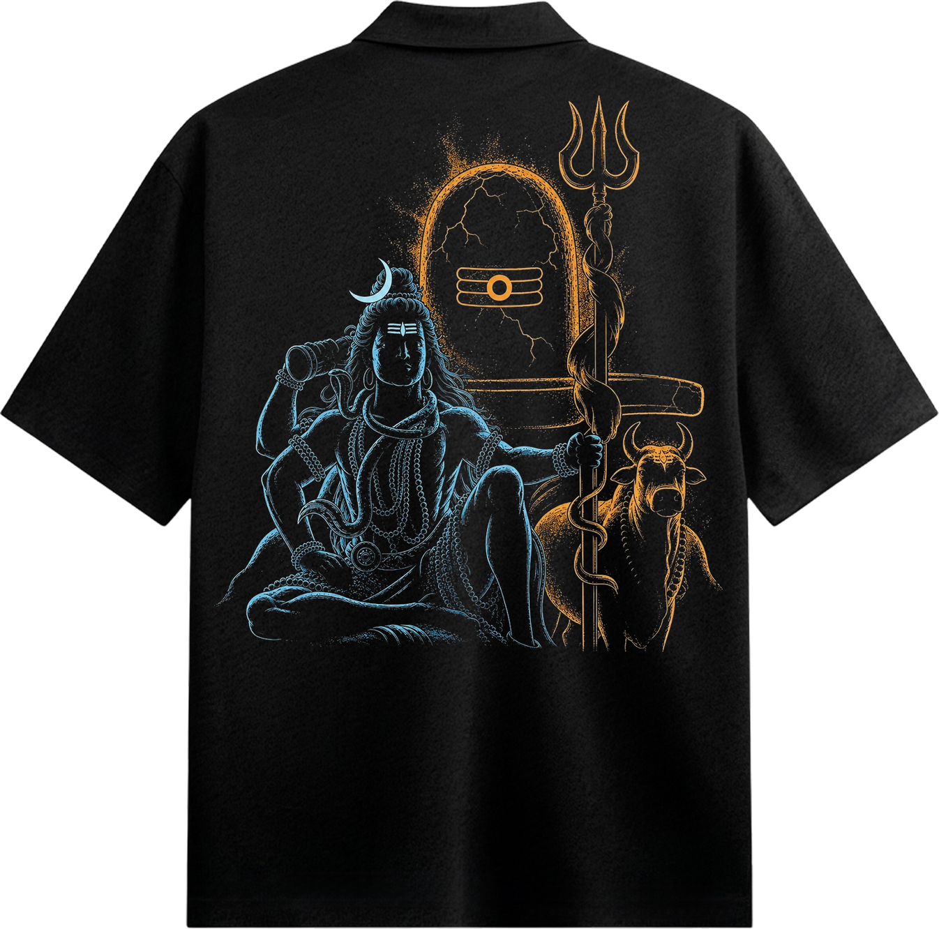 PRDGY Shiva & Nandi Oversized T-shirt