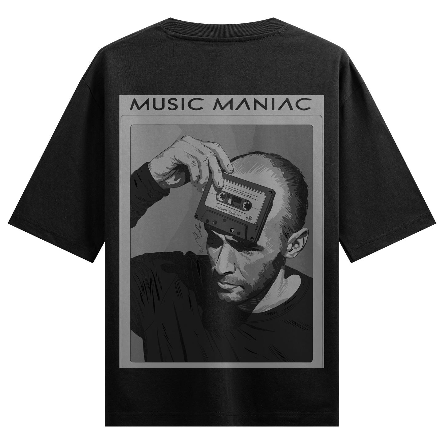 Music Maniac Back Oversized T-Shirt - PRDGY