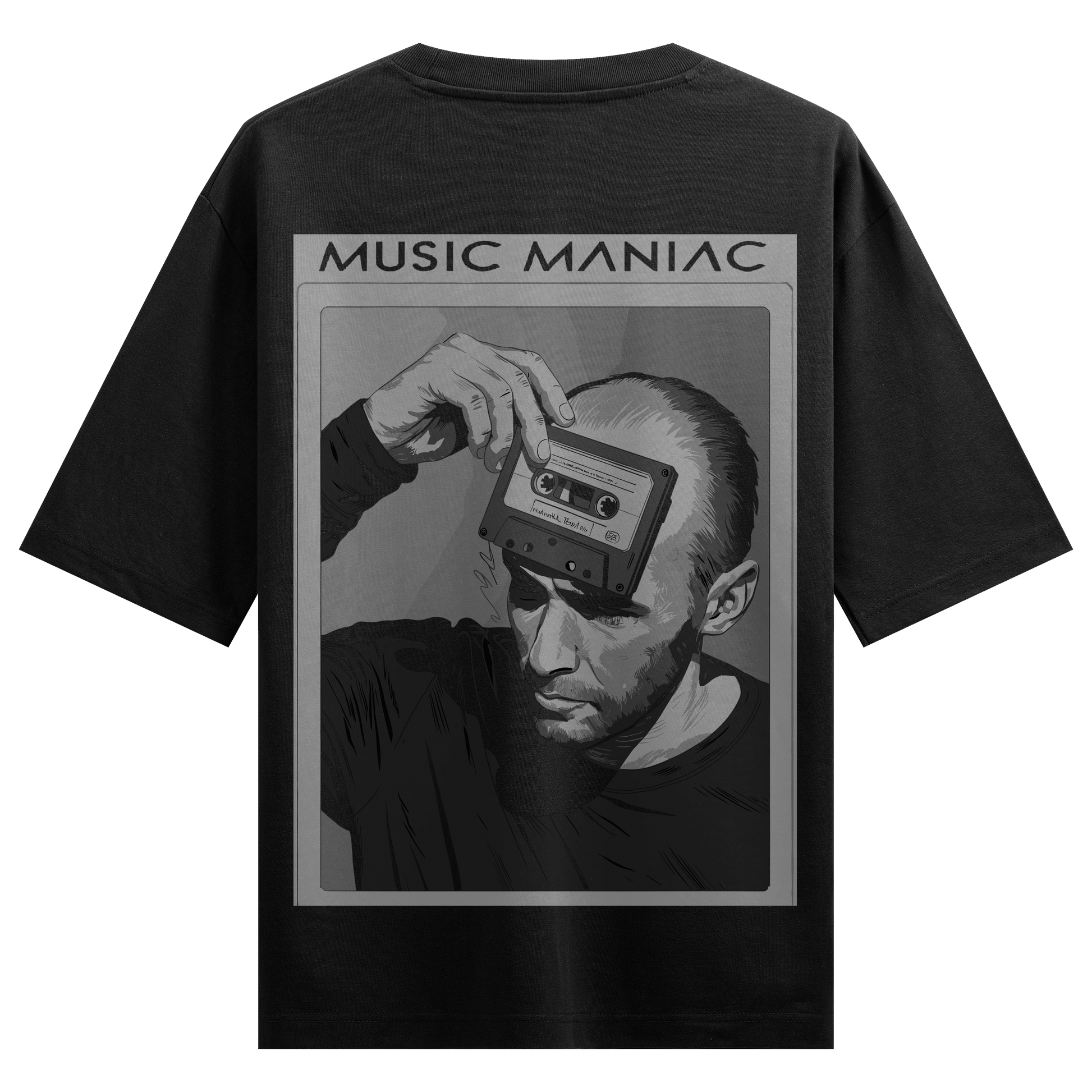 Music Maniac Back Oversized T-Shirt - PRDGY