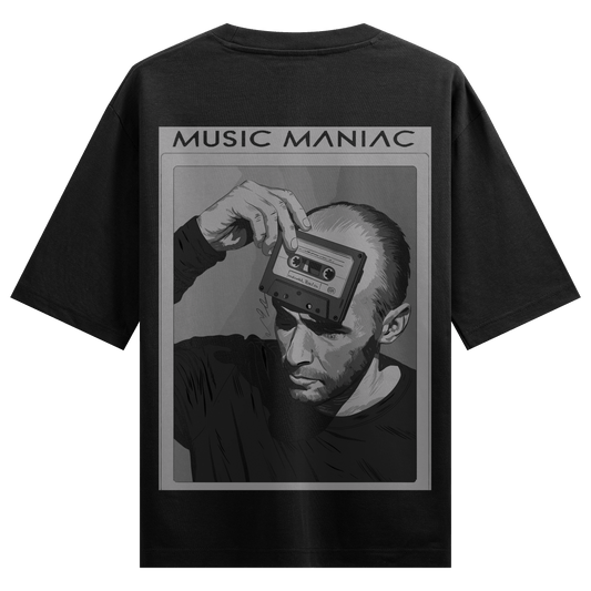 Music Maniac Back Oversized T-Shirt - PRDGY