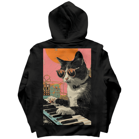 Musical Aesthetic Cat Hoodie - PRDGY