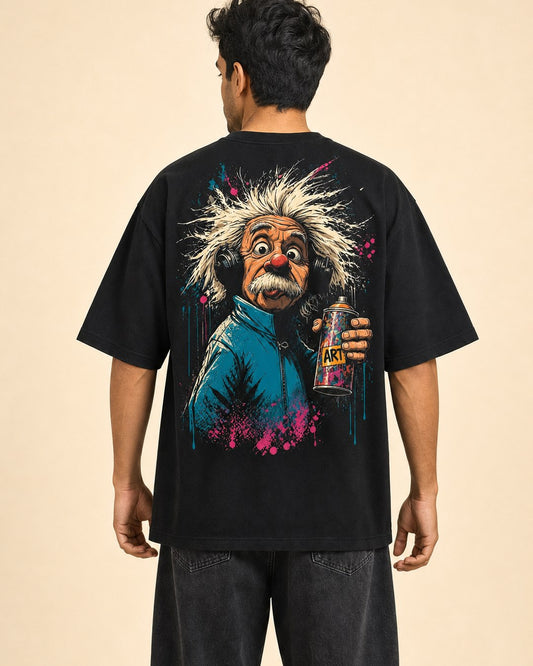 Einstein Spray Oversized T-shirt