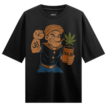 Popo The Organic Man Front Oversized T-Shirt - PRDGY