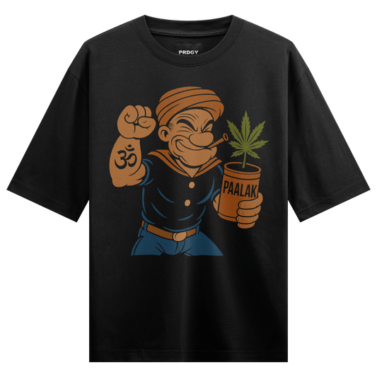 Popo The Organic Man Front Oversized T-Shirt - PRDGY