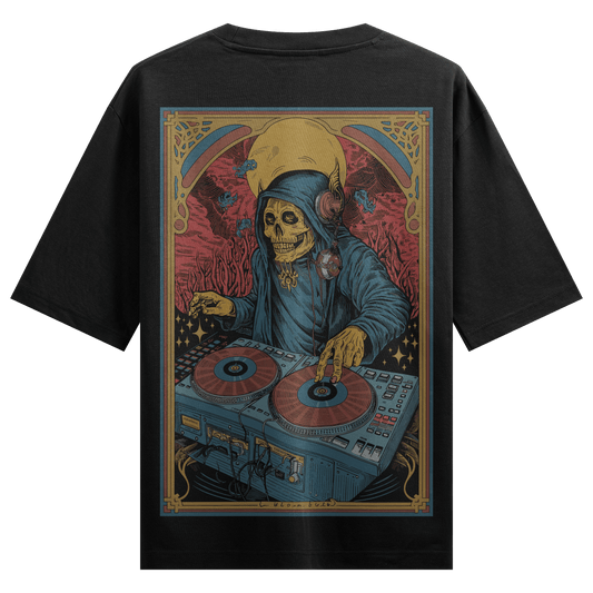 Prdgy Bad Dj Back Oversized T-Shirt - PRDGY