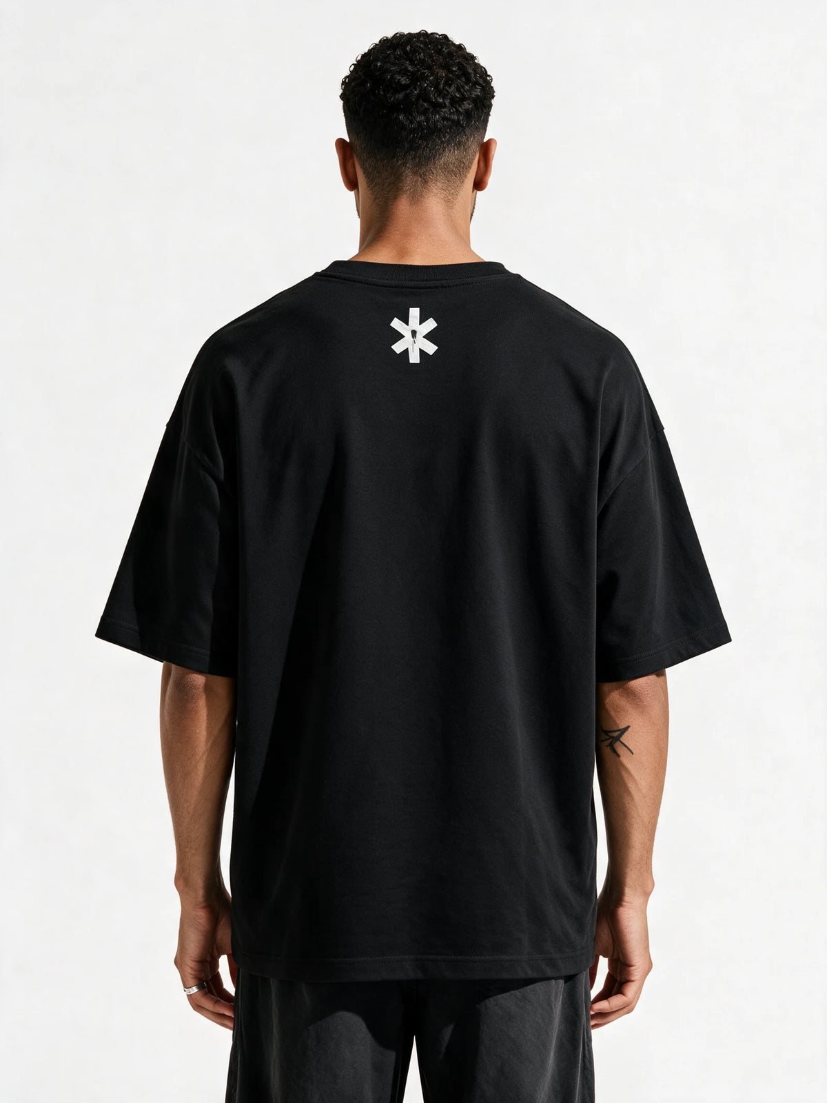 Beraham Prajati Oversized T-shirt — back view of T-shirt