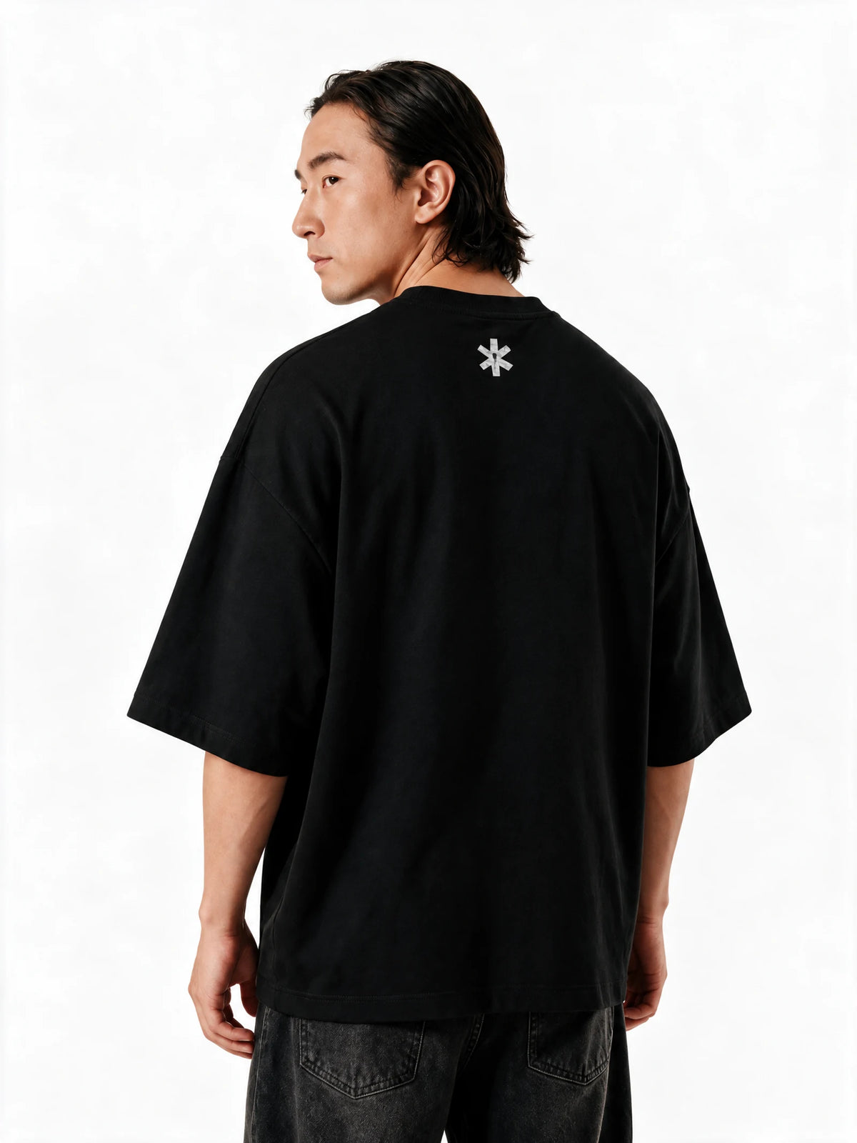 Beyond the Crown Oversized t-shirt — back view of T-shirt