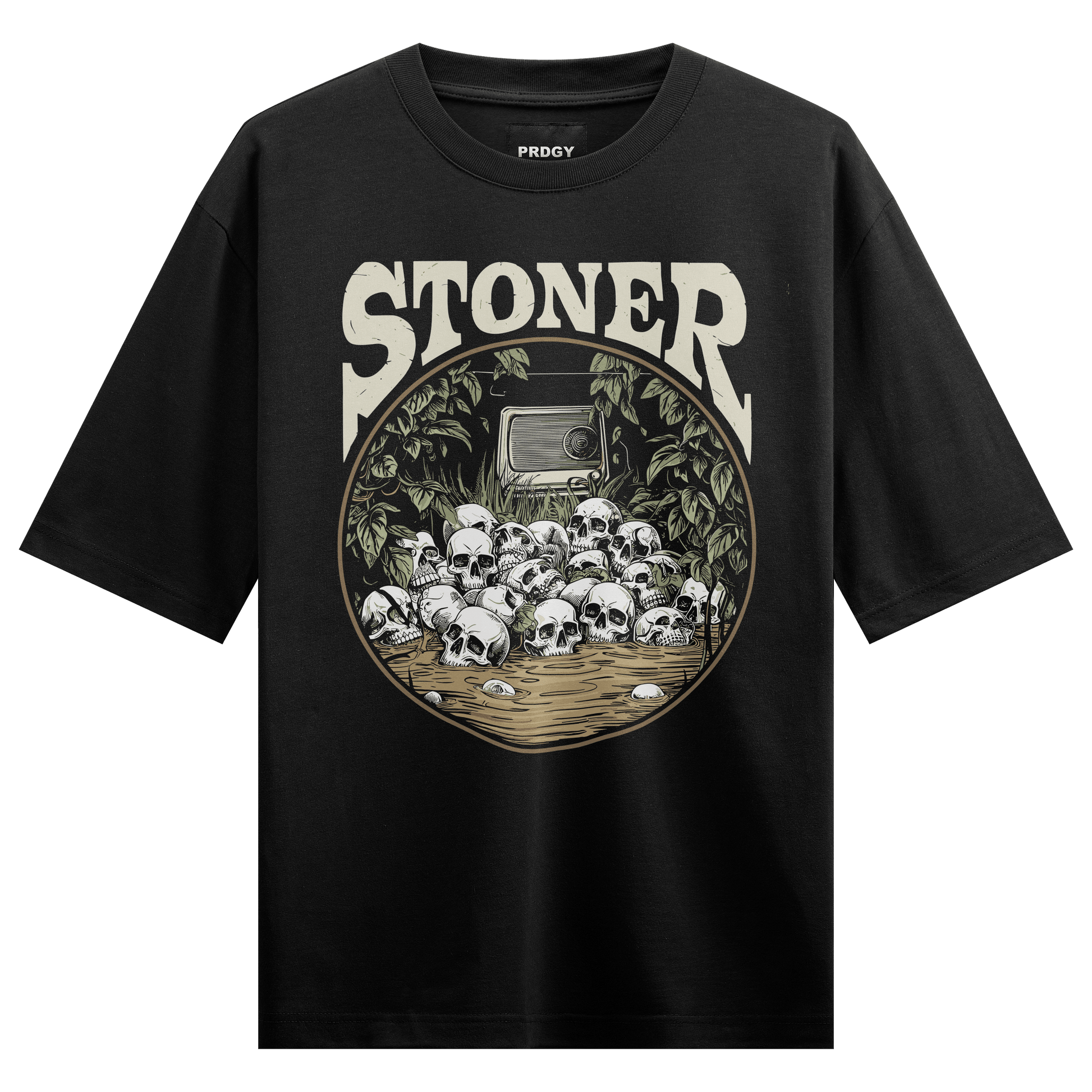 Prdgy Bhandness Front Oversized T-Shirt - PRDGY