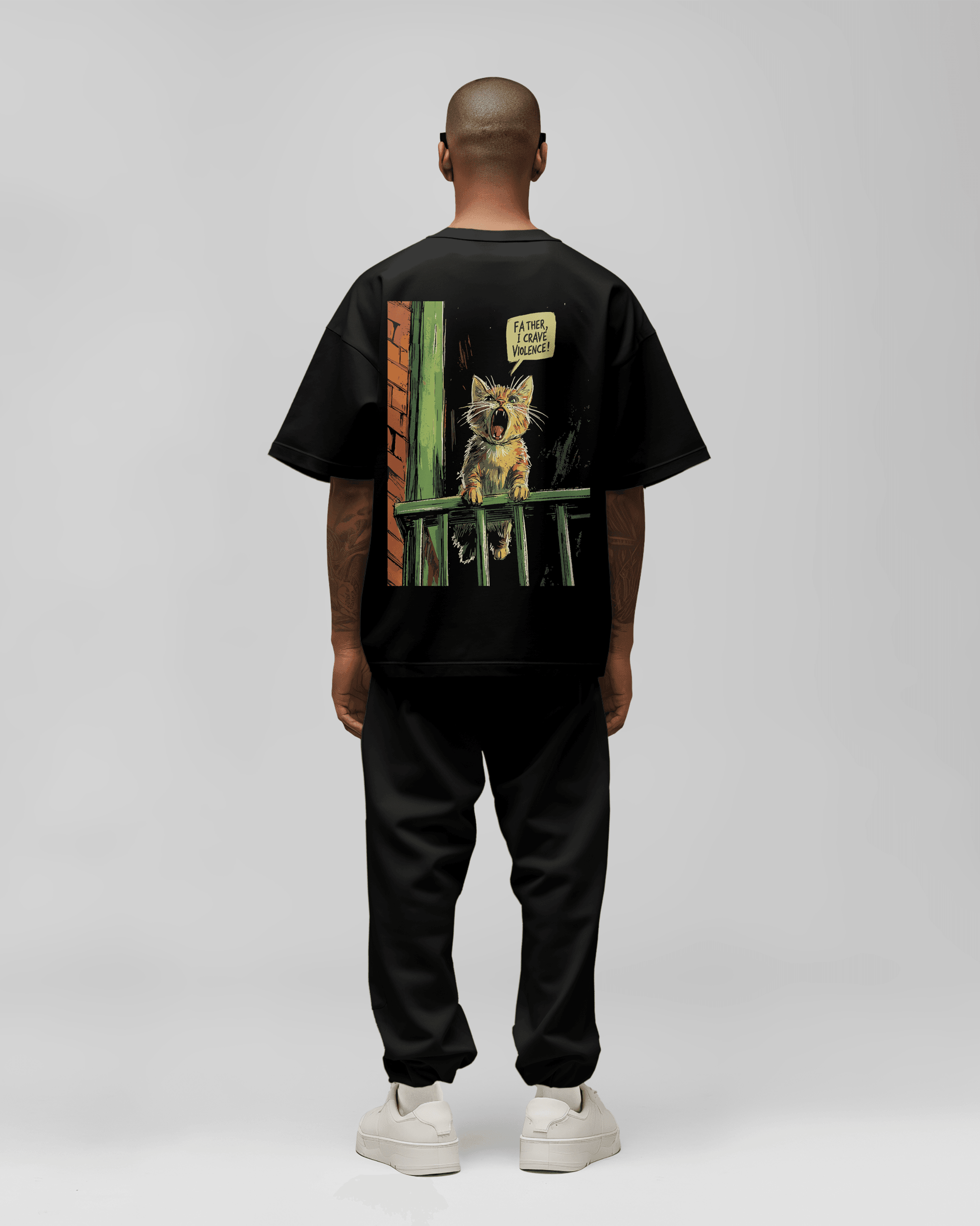 PRDGY BLOODLUST BABY Back Oversized T-Shirt - PRDGY