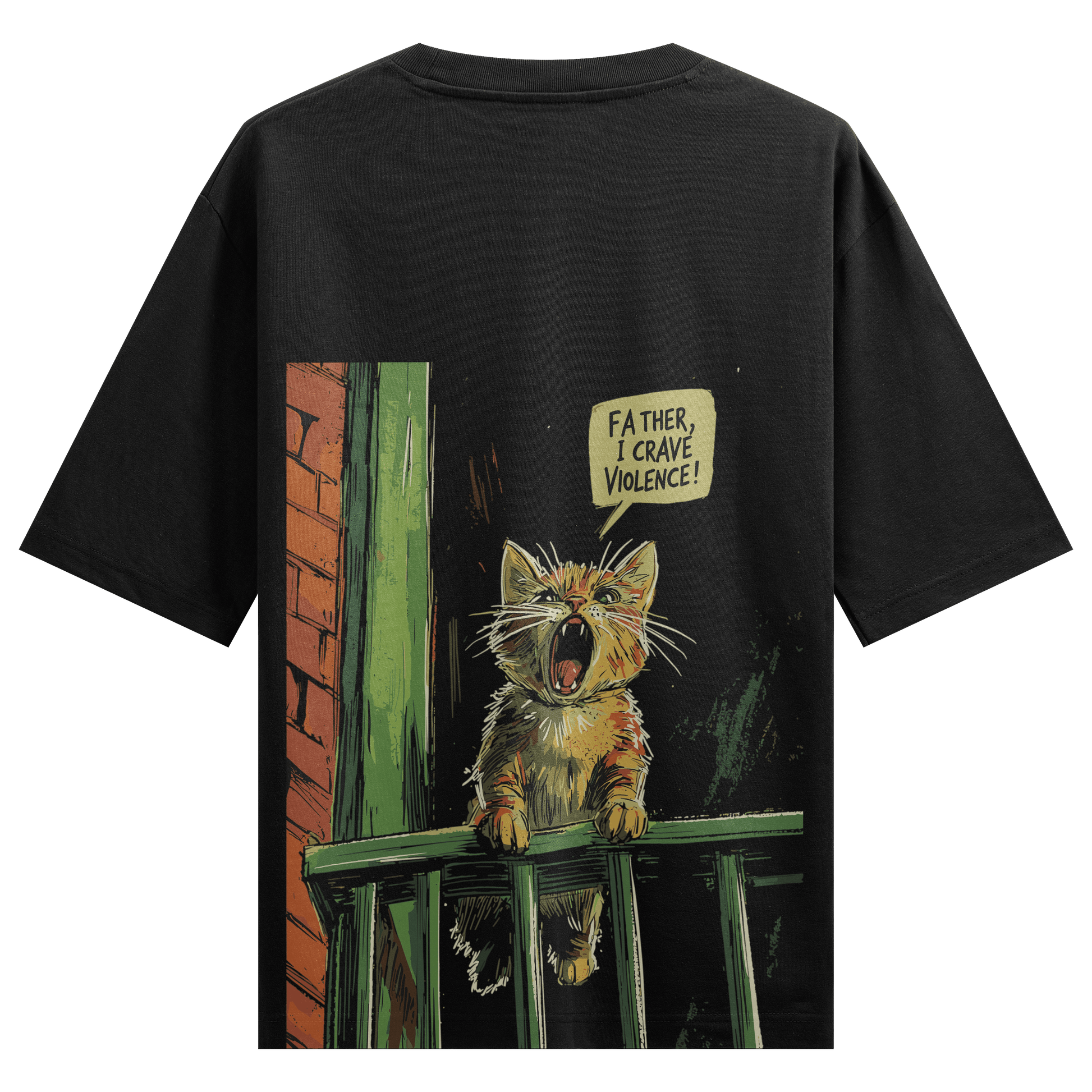 PRDGY BLOODLUST BABY Back Oversized T-Shirt - PRDGY