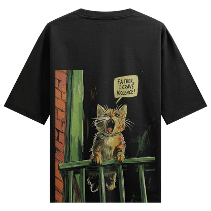 PRDGY BLOODLUST BABY Back Oversized T-Shirt - PRDGY