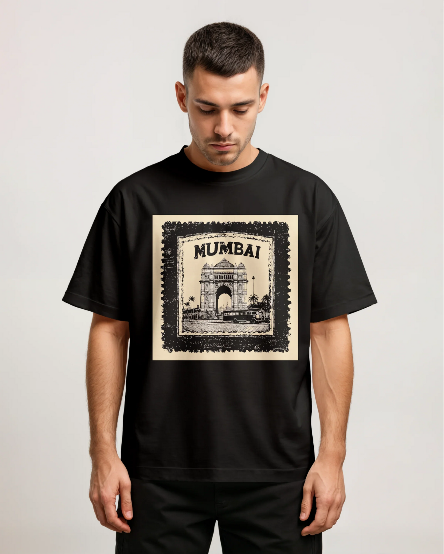 Prdgy Bombay Mere Jaan Front Oversized Tshirt - PRDGY