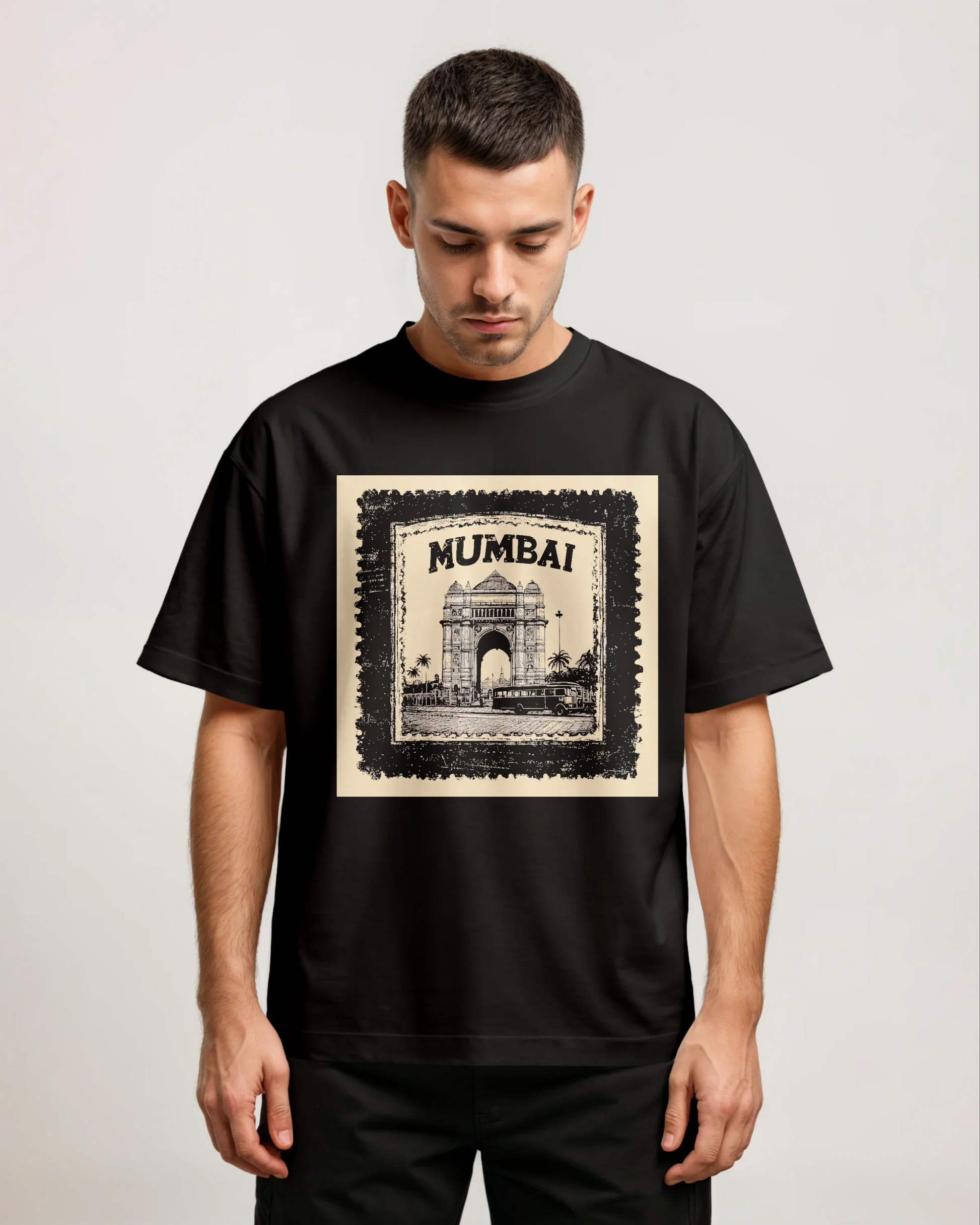 Prdgy Bombay Mere Jaan Front Oversized Tshirt - PRDGY