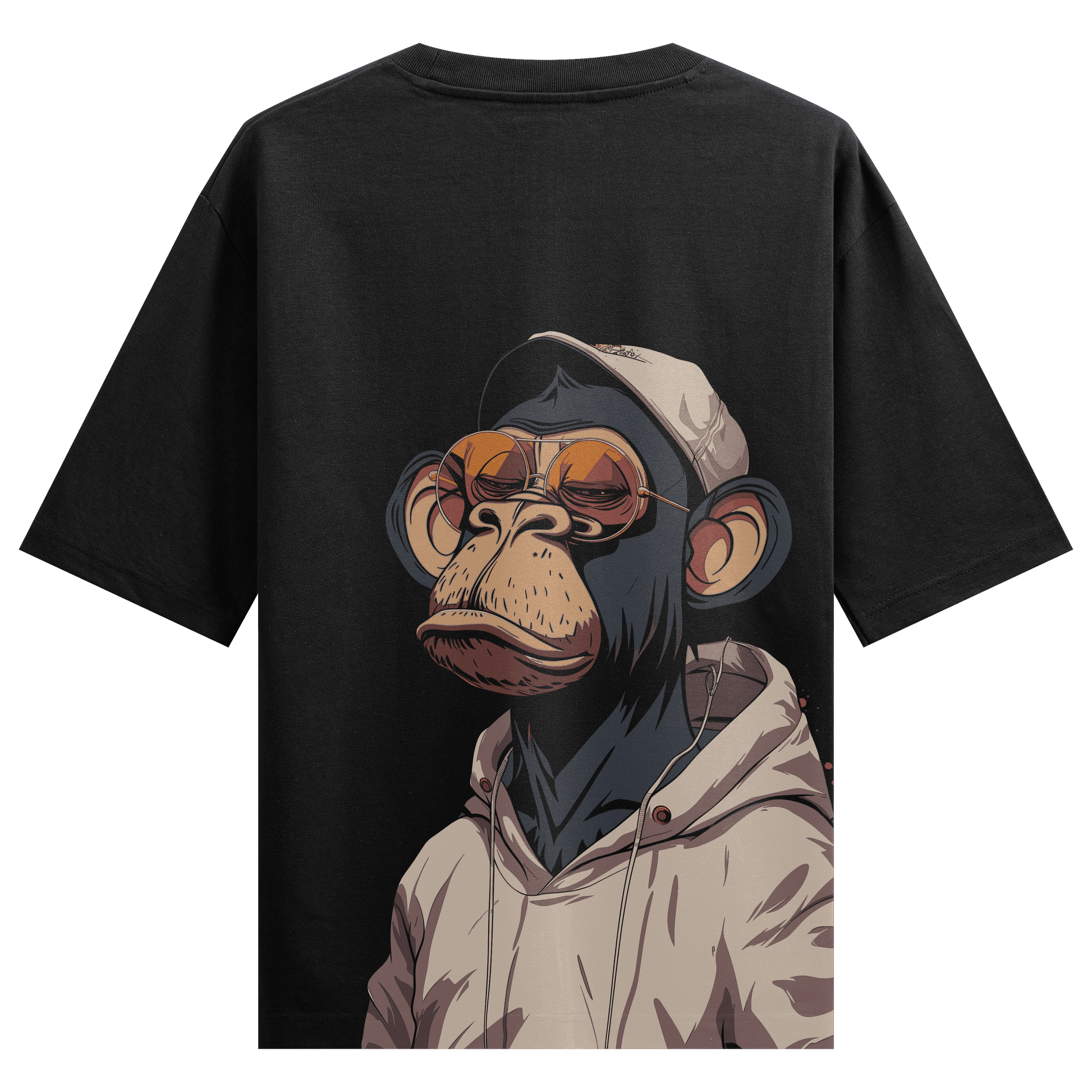 PRDGY Bored Ape 2 Back Print Oversized T-Shirt - PRDGY