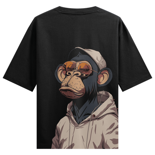 PRDGY Bored Ape 2 Back Print Oversized T-Shirt - PRDGY