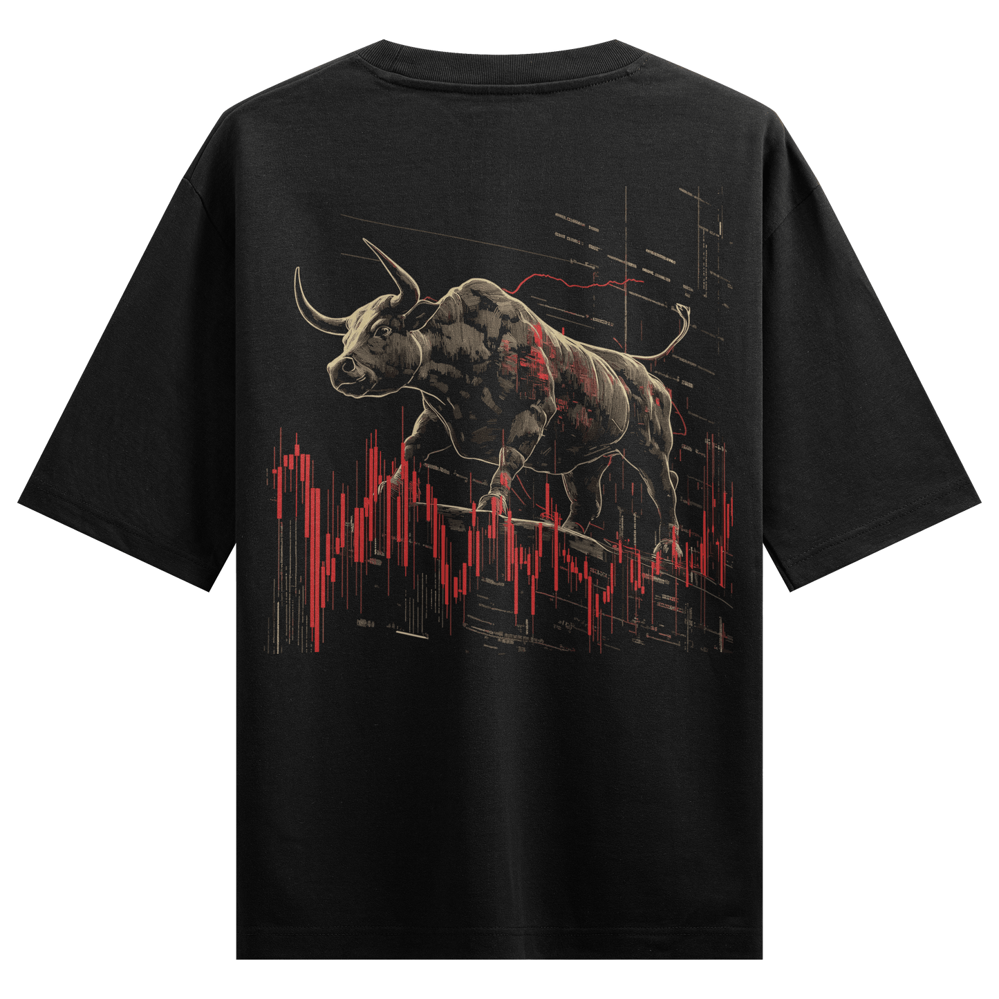Prdgy Bull Run Back Oversized T-Shirt - PRDGY