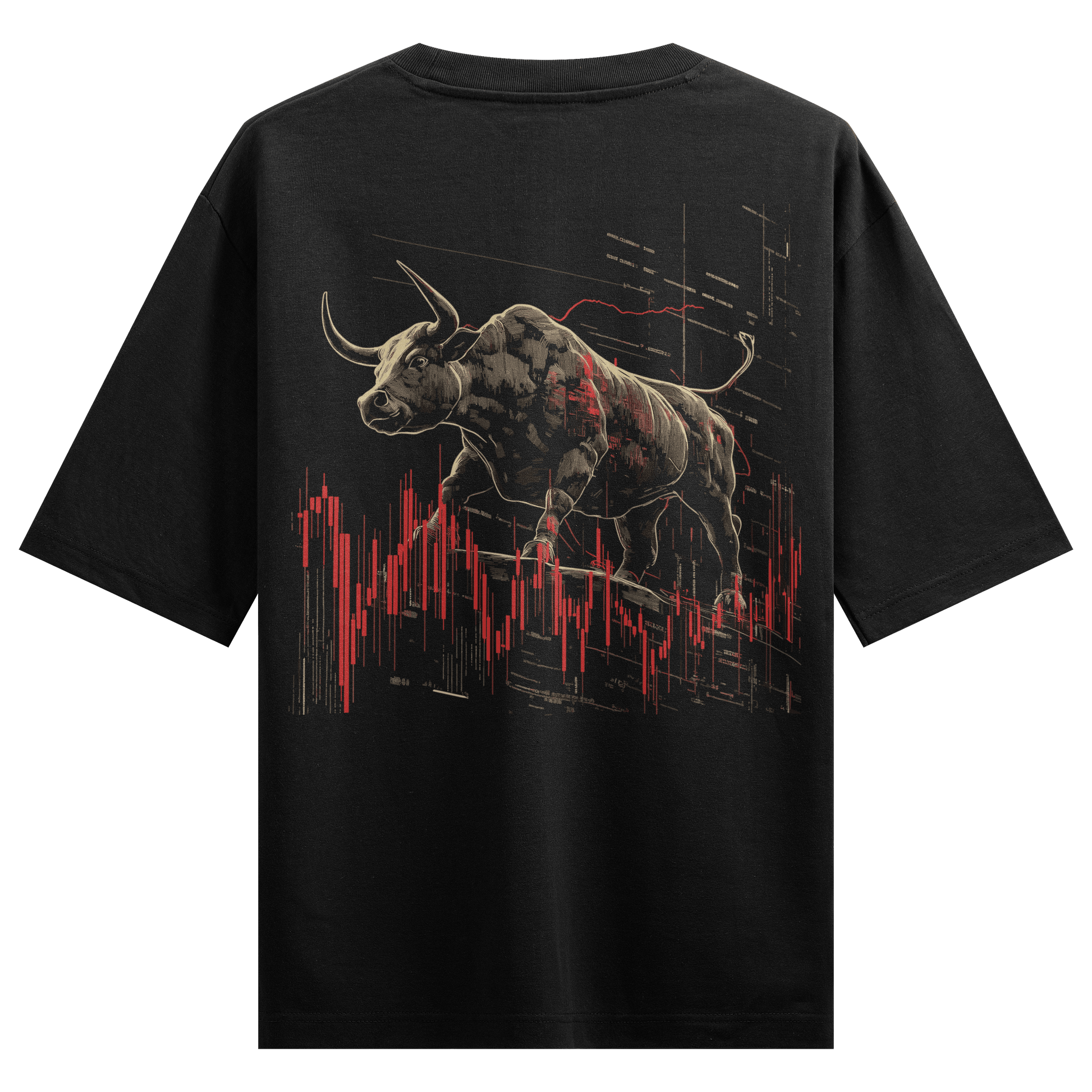 Prdgy Bull Run Back Oversized T-Shirt - PRDGY