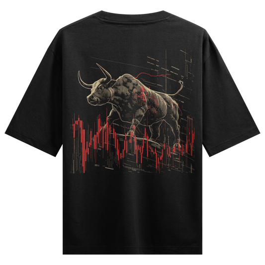 Prdgy Bull Run Back Oversized T-Shirt - PRDGY