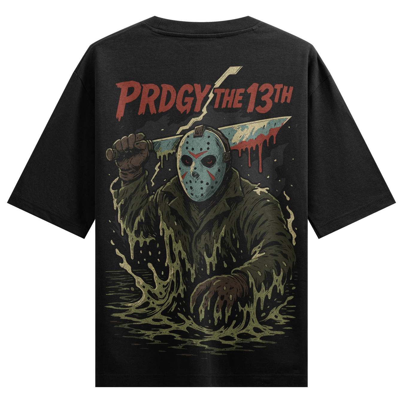 THE 13TH artwork on PRDGY oversized t-shirt