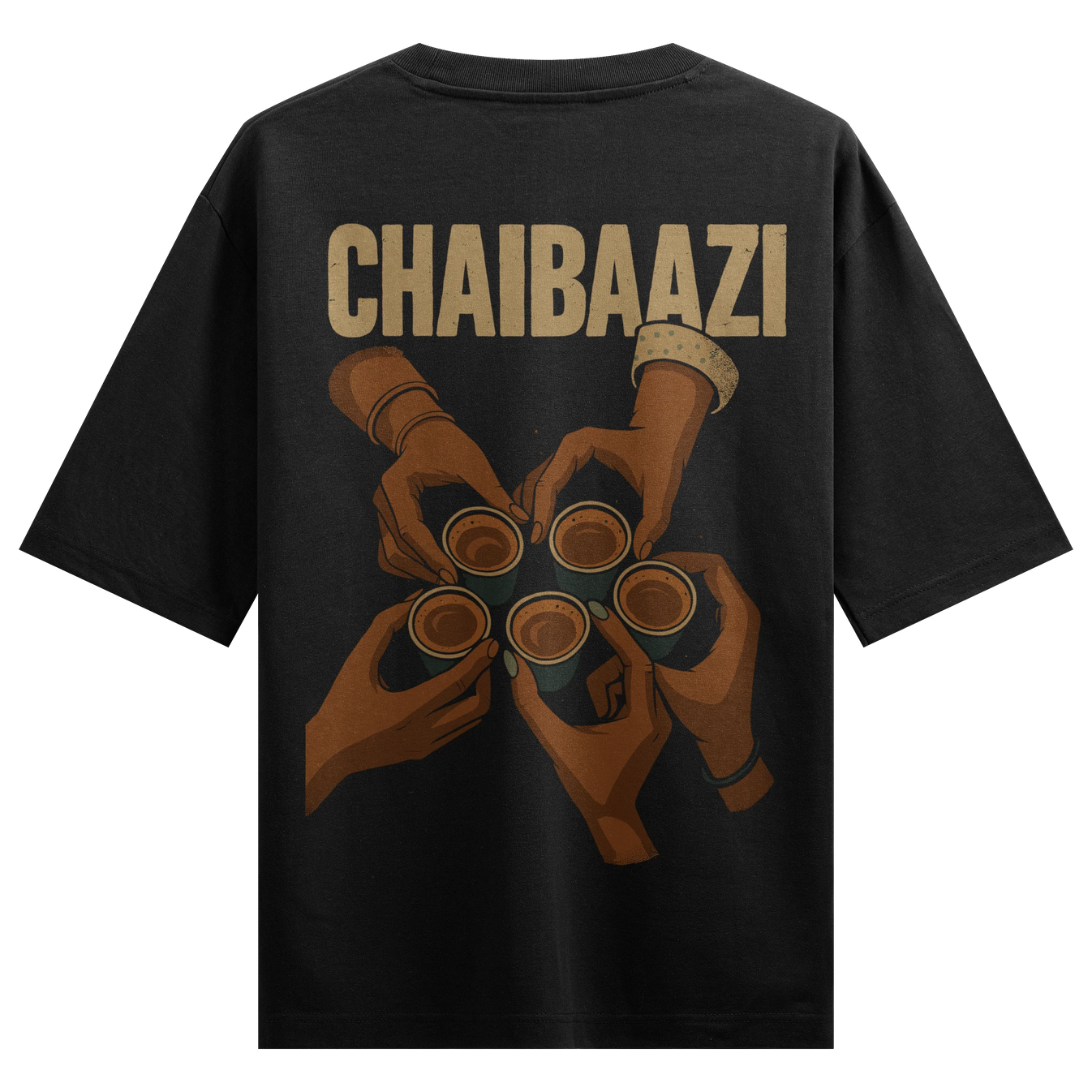 Chai artwork on PRDGY oversized t-shirt