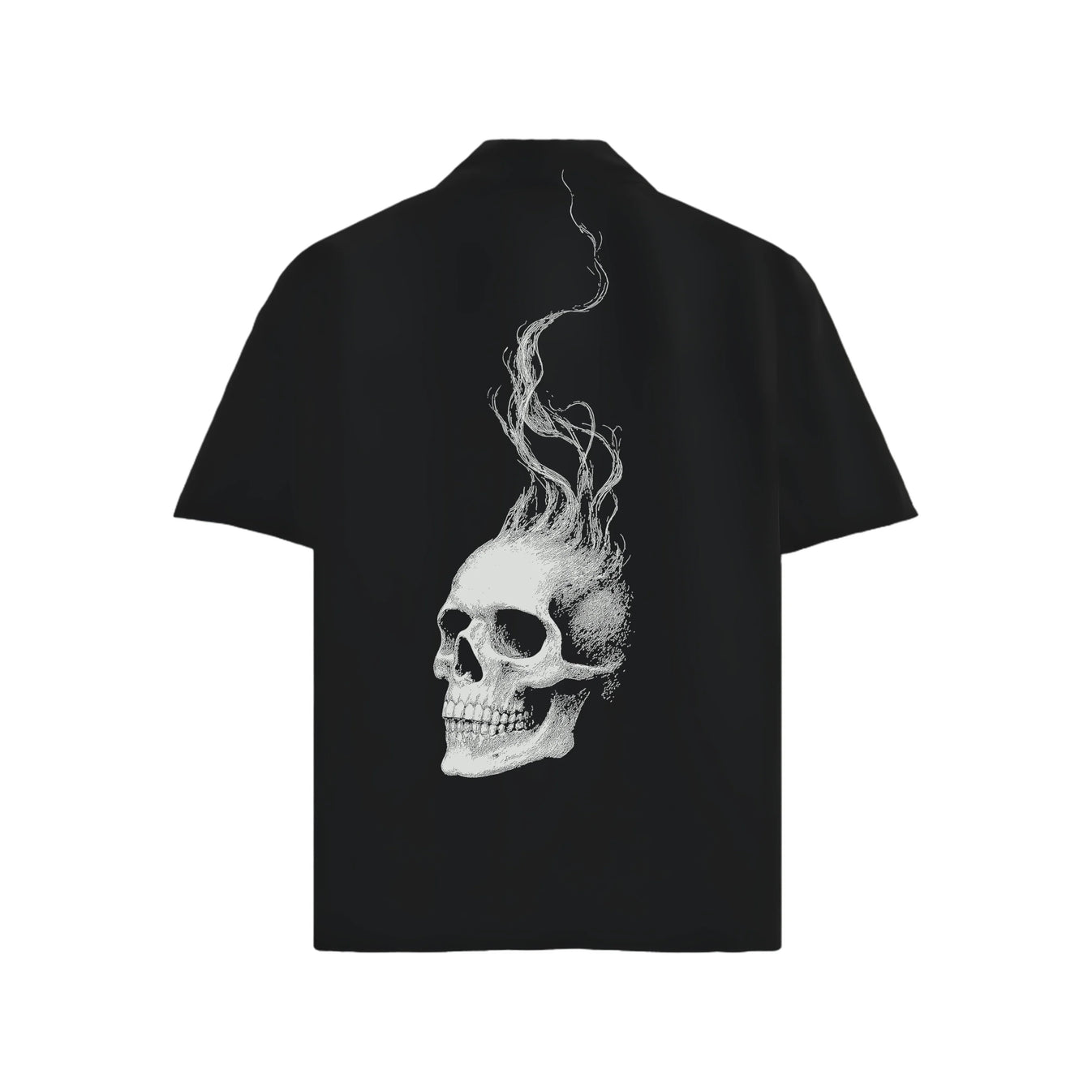 Gothic Skull artwork on PRDGY oversized t-shirt