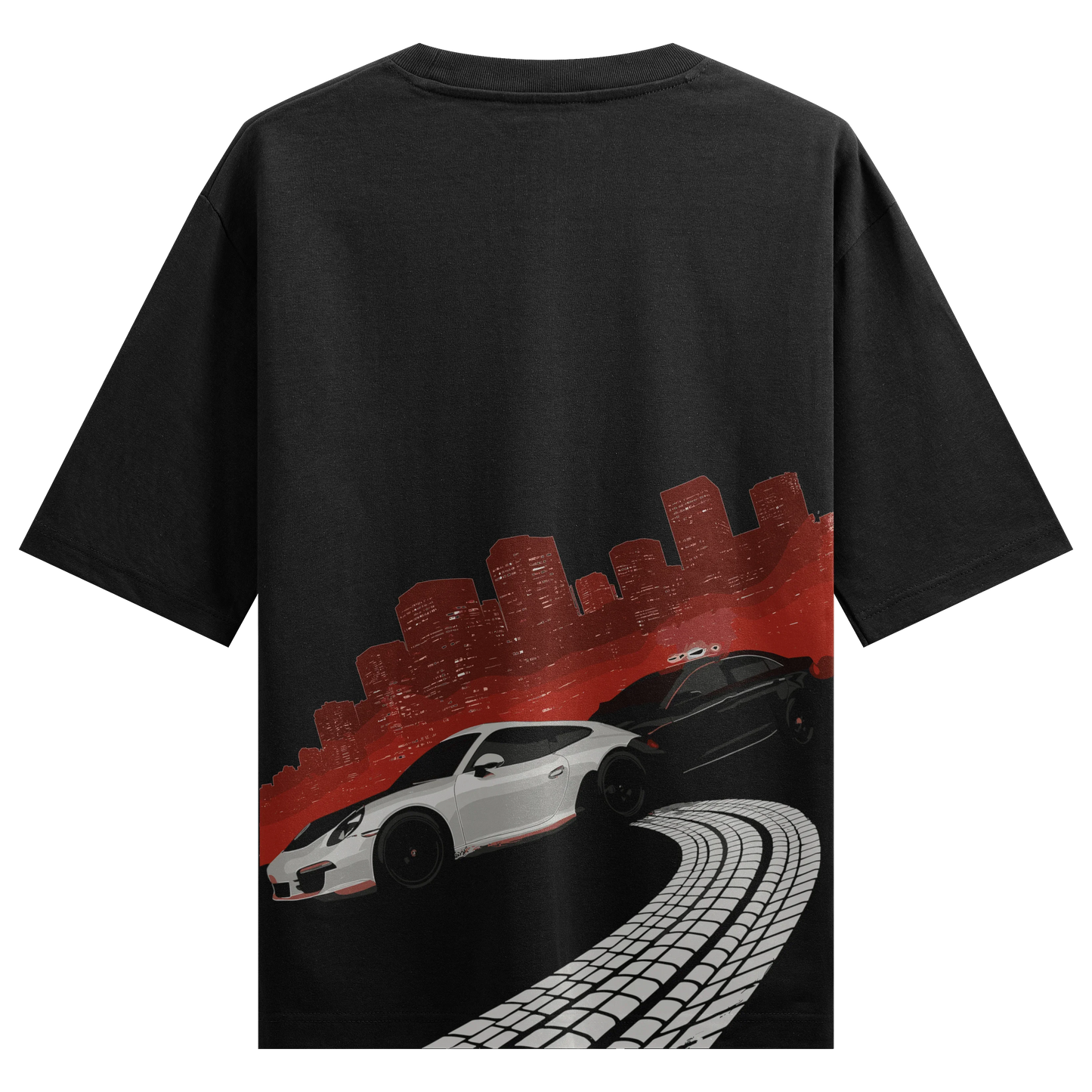 PRDGY City Escape Oversized T-Shirt back - PRDGY