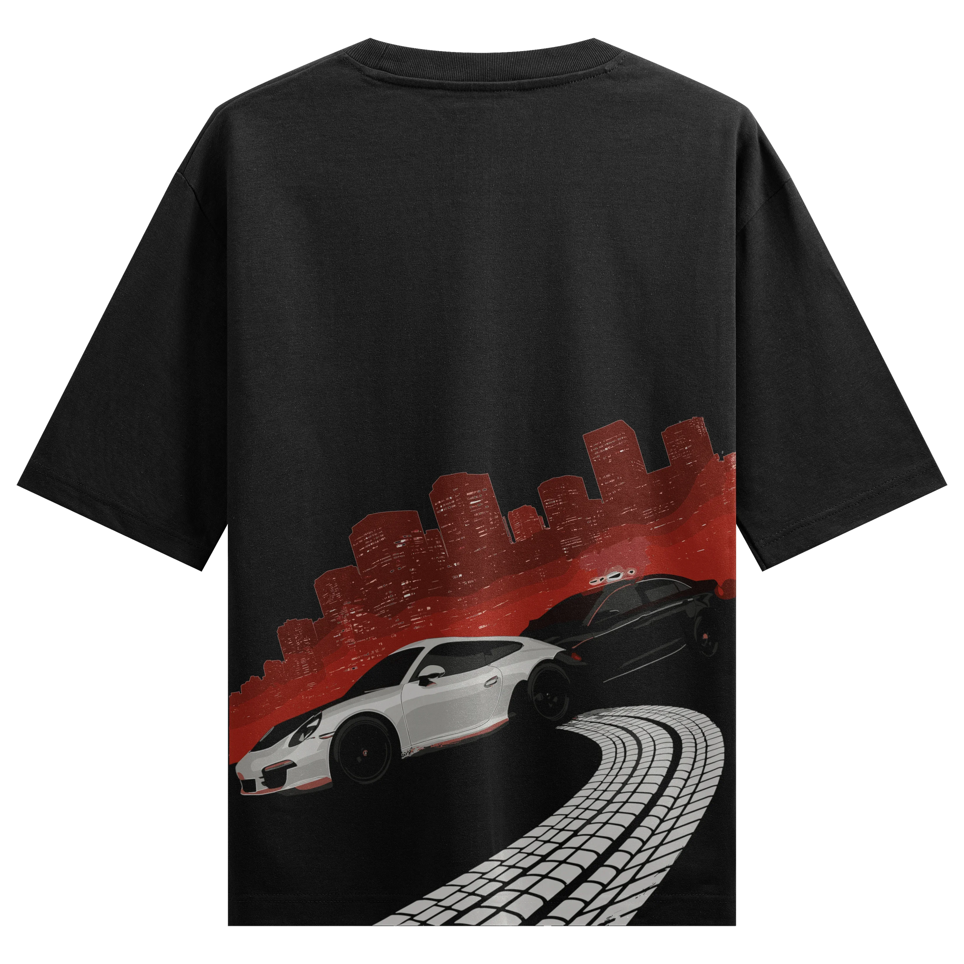 PRDGY City Escape Oversized T-Shirt back - PRDGY